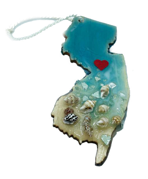 Jersey Shore Resin Ornament